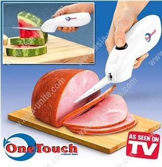 One touch cordless knife