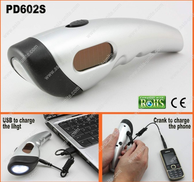 Solar & Dynamo Flashlight