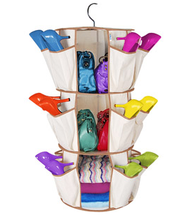 smart carousel 5-shelf organizer