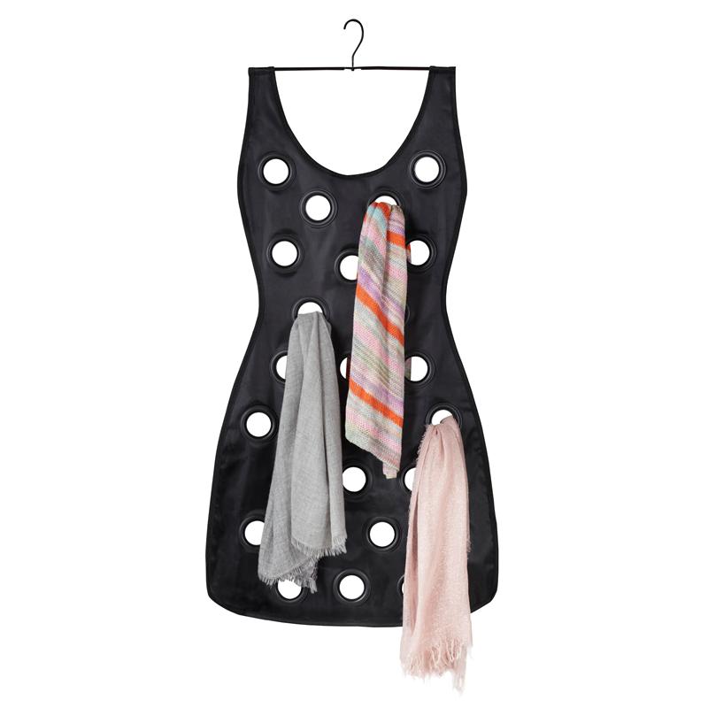 Black Dress Scarf Organizer