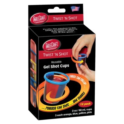Tablecraft Twist 'n Shot Gelatin Shot Cups