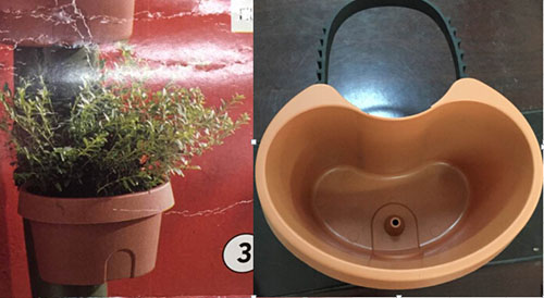 3 plant pots