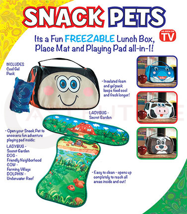 Snack Pets Fun Freezable Lunch Box