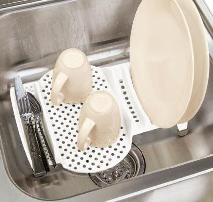 In-Sink Dish Drainer