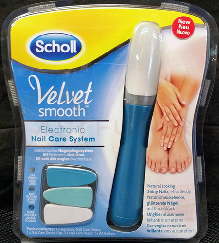 scholl velvet smooth electronic nail care system