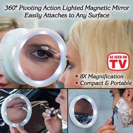 Swivel Brite Magnetic Mirror
