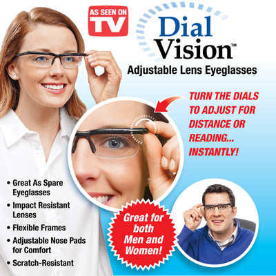 Dial Vision Adjustable Lens Eyeglasses