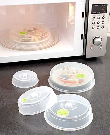 Set of 5 Vented Microwave Lids