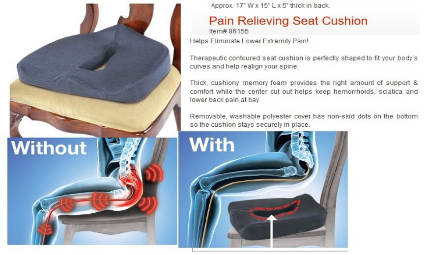 Pain Relieving seat Cushion